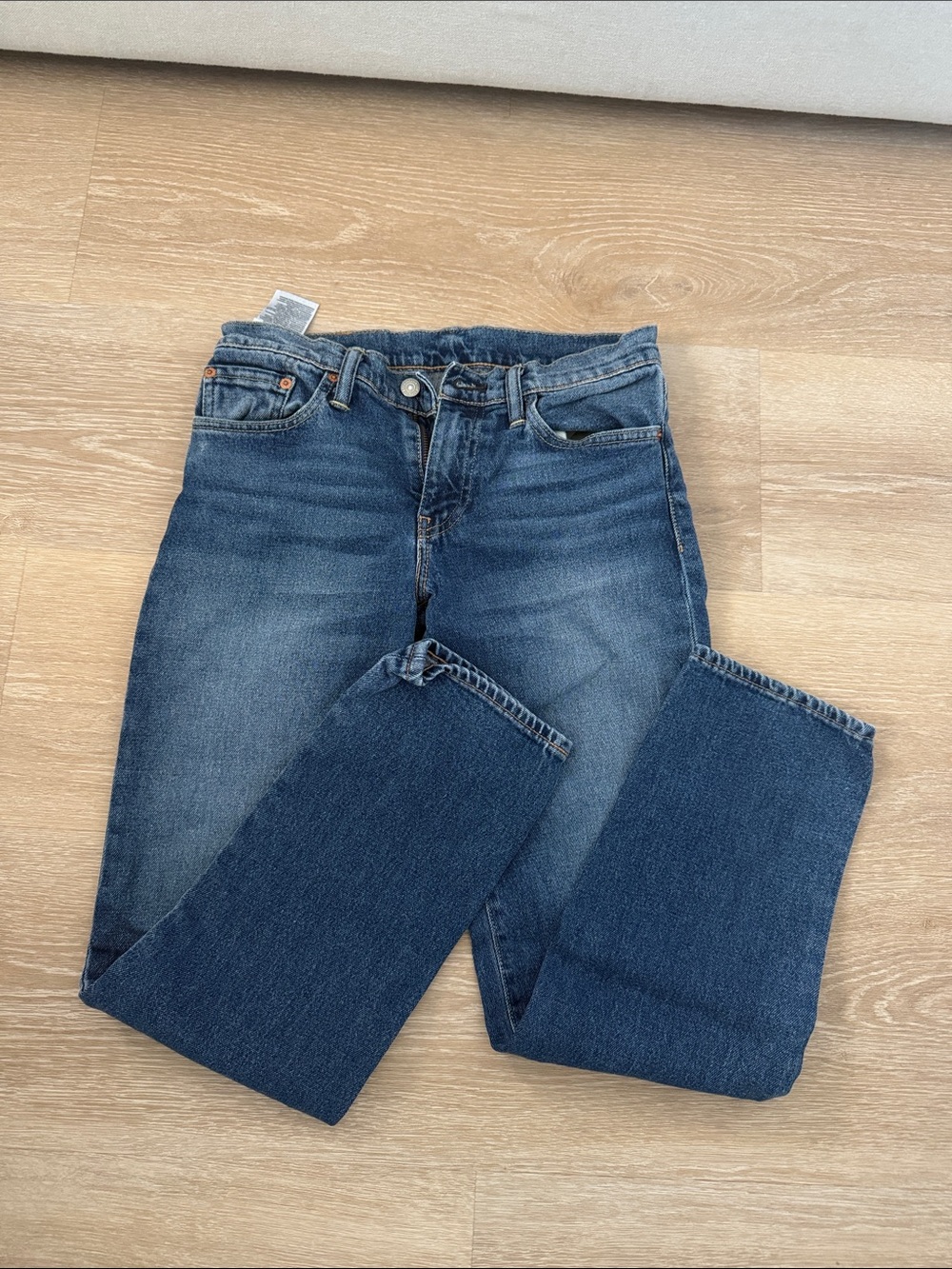 Levi's Women's Straight Leg Jeans - Dark Blue Wash